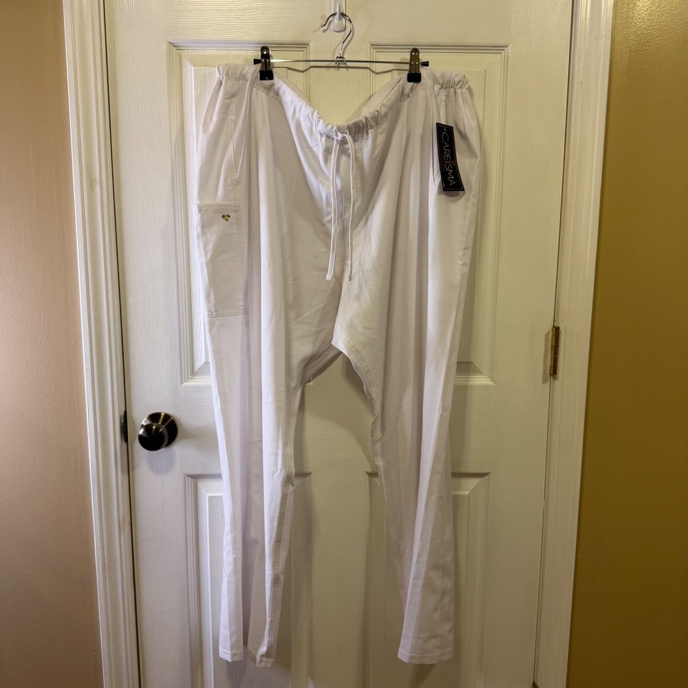 Careisma by Sofia Vergara Womens White Scrub Pants CA100 3XL New - Picture 7 of 15